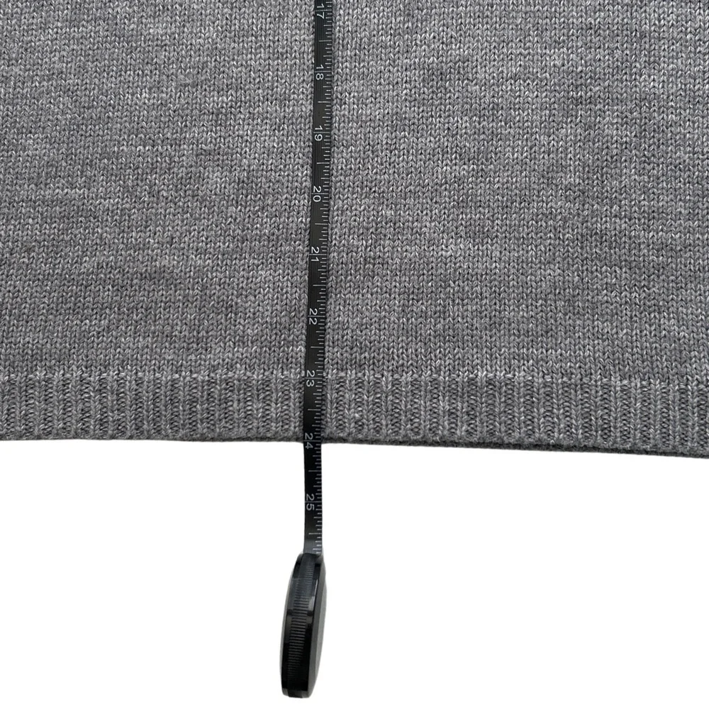 VENUS Cutout Mock Turtleneck Sweater Long Sleeve - S - Gray